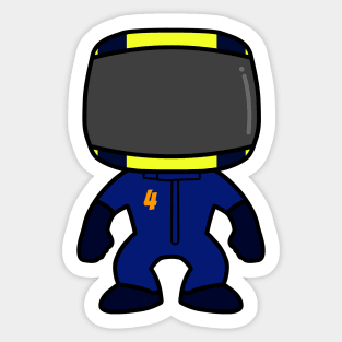 Lando Norris Custom Bobblehead - 2021 Season Sticker